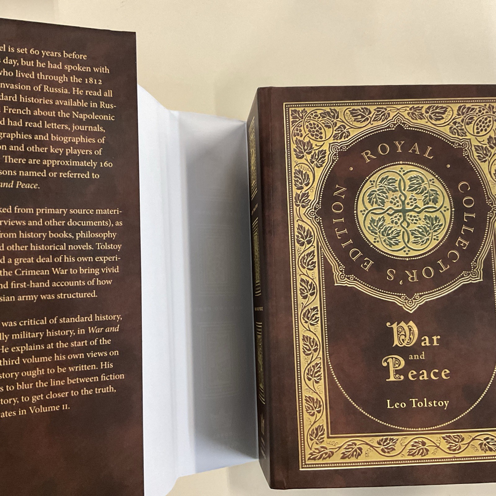 War and Peace Royal Collectors Edition by Leo Tolstoy HC DJ 2020 1st Edition