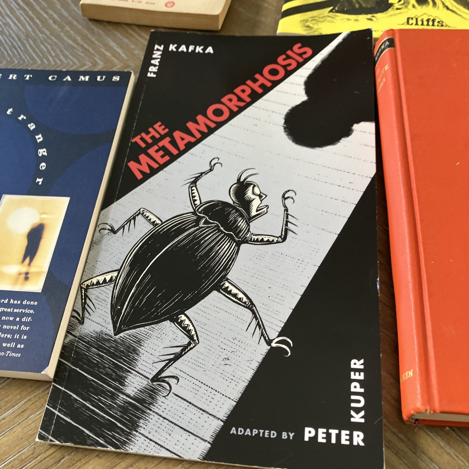 Lot of 6 Albert Camus Frank Kafka book The Stranger Complete Stories