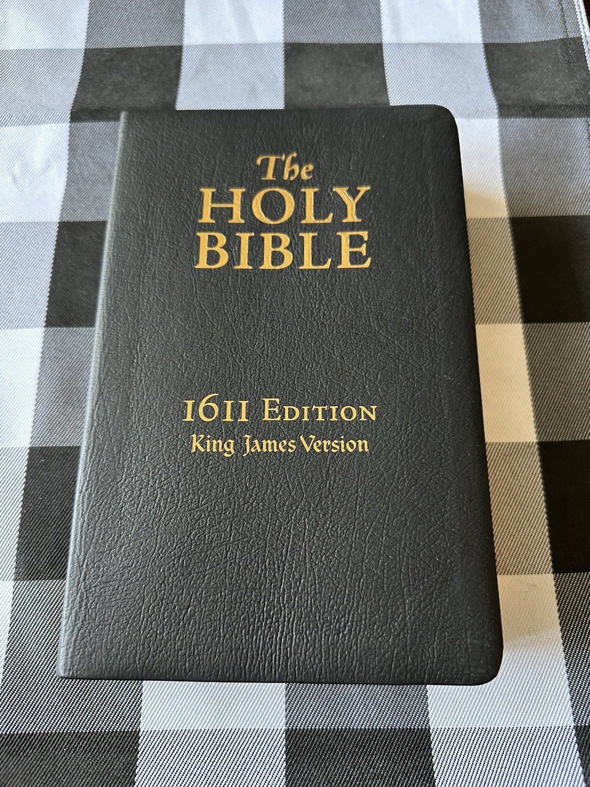 KJV 1611 Bible with Apocrypha – 400th Anniversary Edition- Genuine Leather New