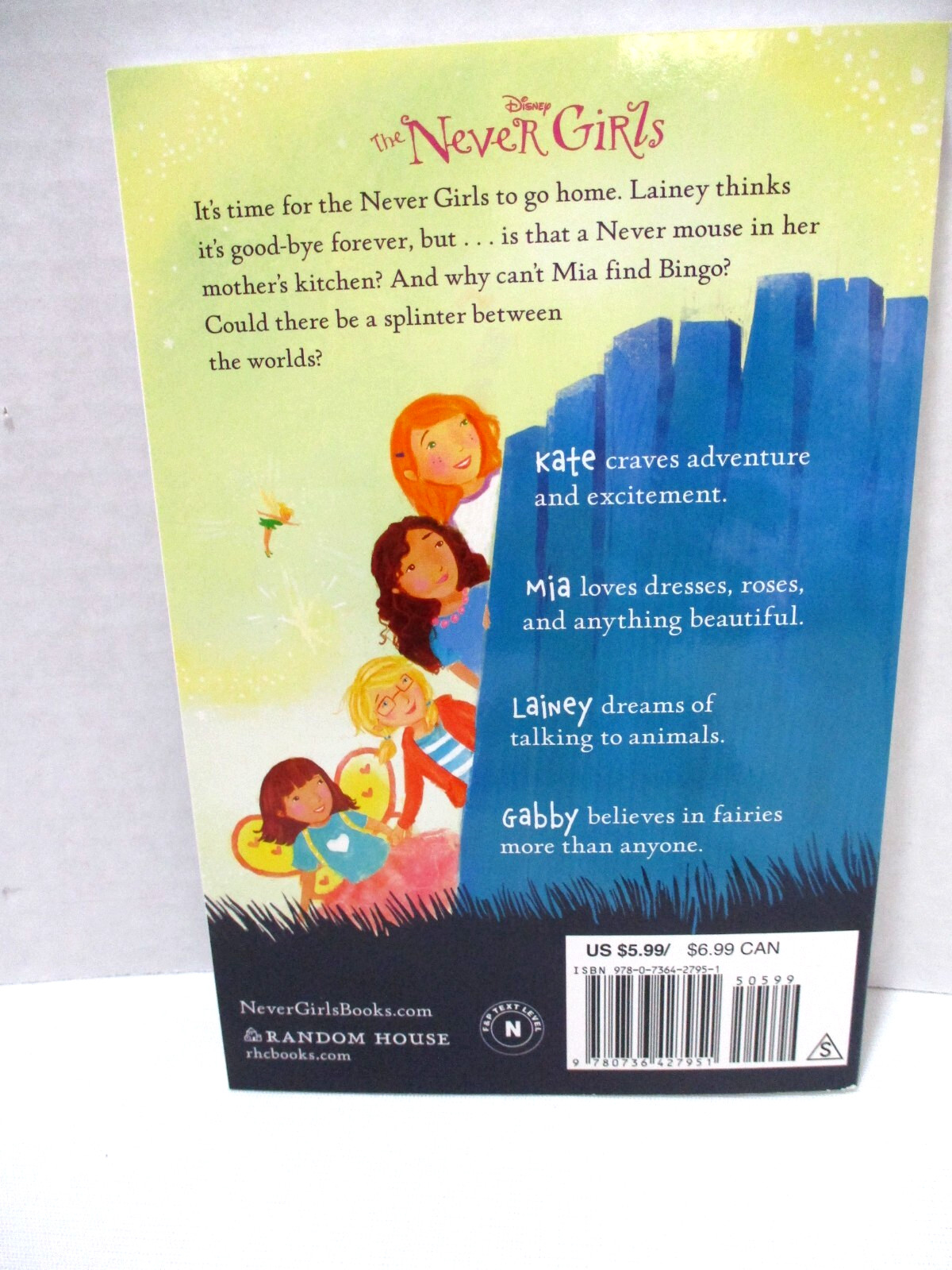 The Never Girls Kiki Thorpe First Four in Series Fantasy Fairy PB Ages 6-9