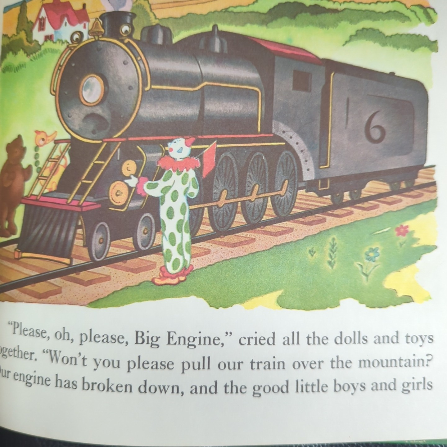 Vintage 1960s Little Engine That Could Book Watty Piper 1961 Platt & Munk NY