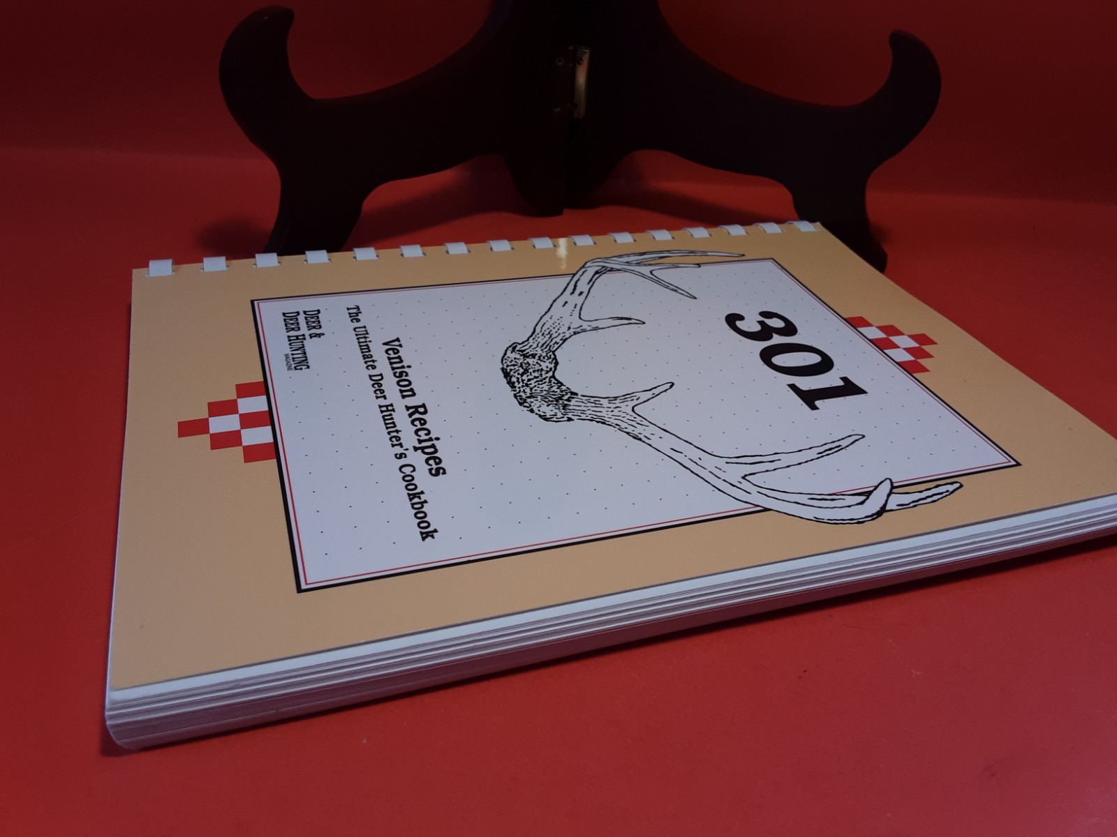 301 Venison Recipes Vintage 1992 Cookbook w/Spiral Binding Softcover