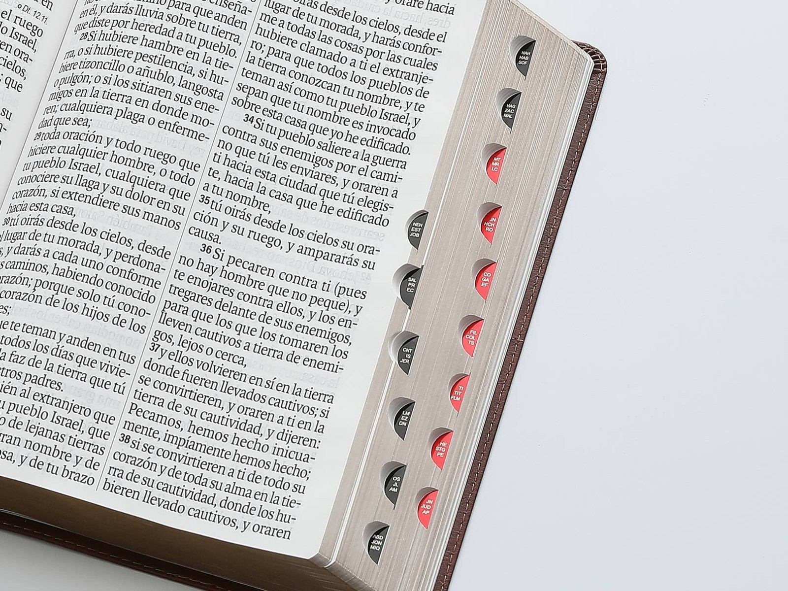 Biblia Letra Súper Gigante 19 puntos RV1960, imit piel café geométrico Con Índic
