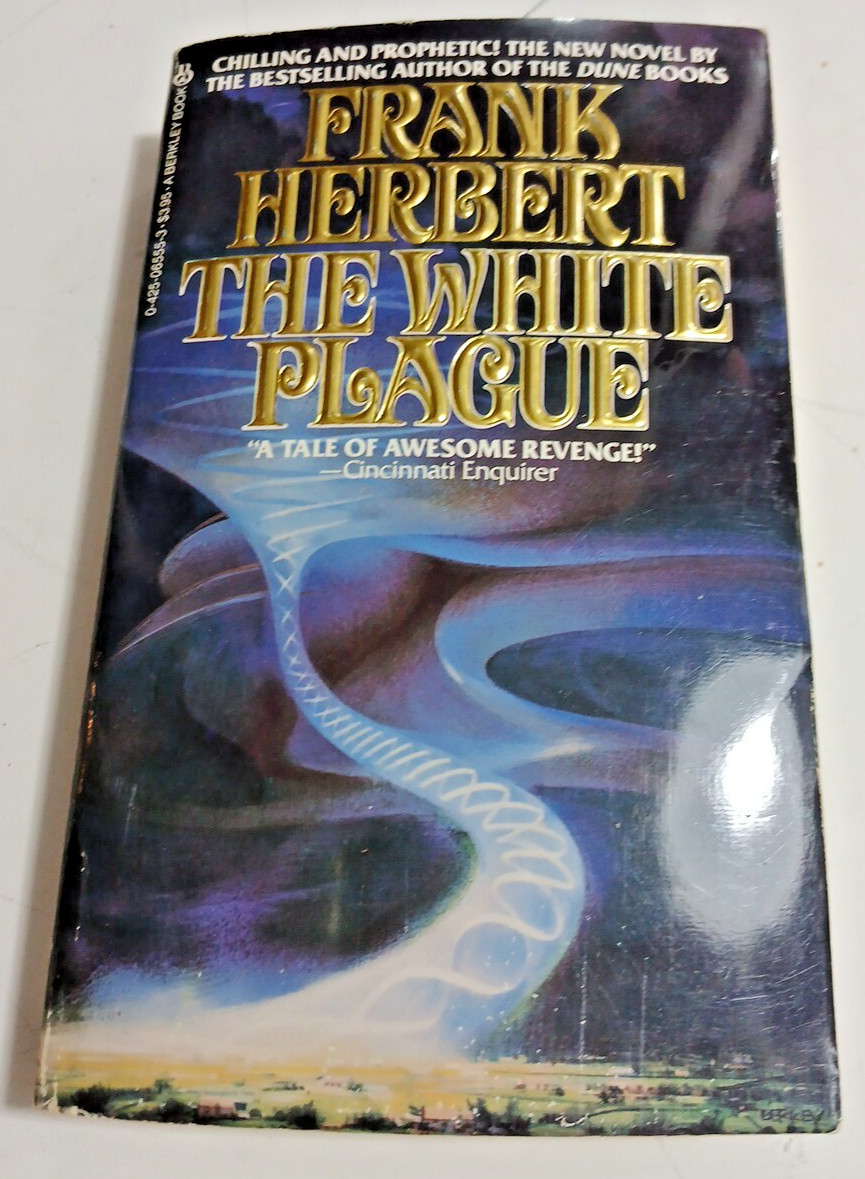 The White Plague Science Fiction Paperback Book by Frank Herbert Berkley 1983