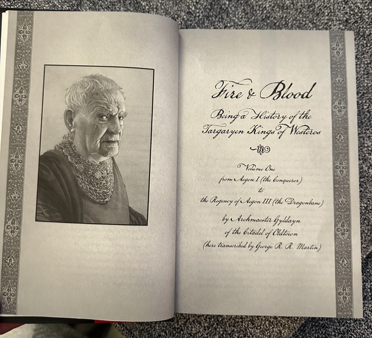 Fire & Blood by George R.R. Martin, Signed, 1st Edition, Hardcover, 2018