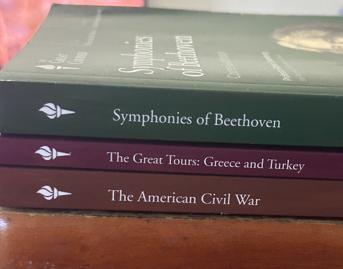 The Greater Courses Replacements Set 3x Paper Back Books