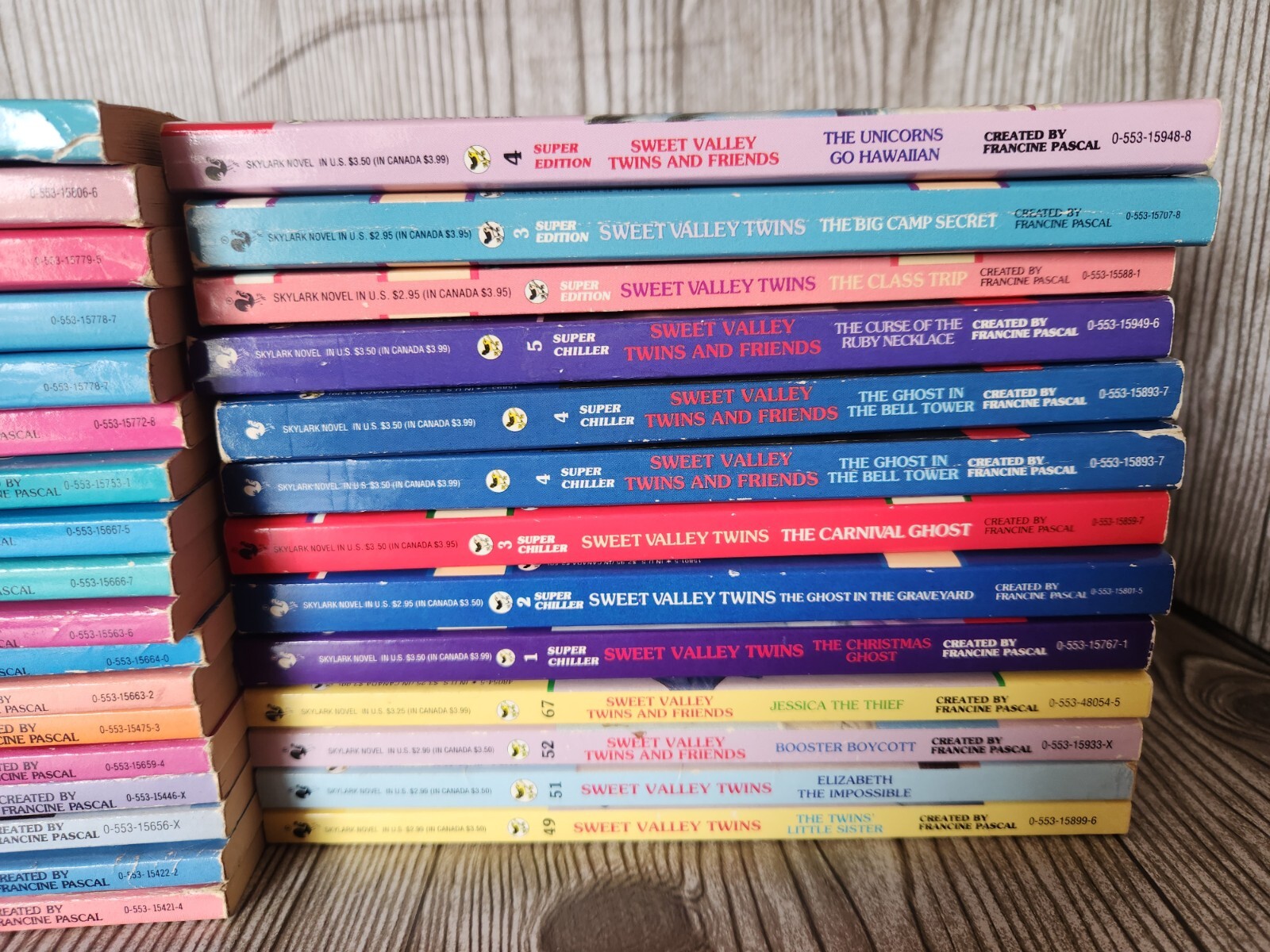 1990’s Sweet Valley Twins Books BUILD YOUR COLLECTION Francine Pascal Paperback