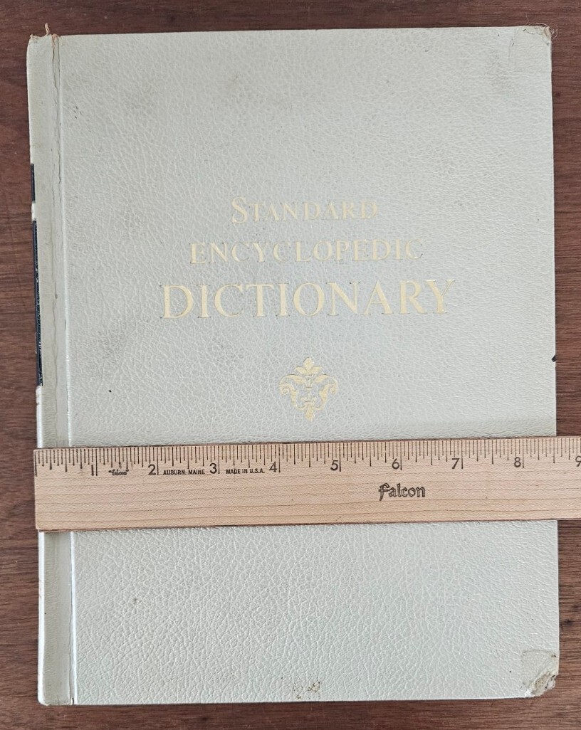 1966 Funk and Wagnalls Encyclopedic Dictionary Vintage Hardcover