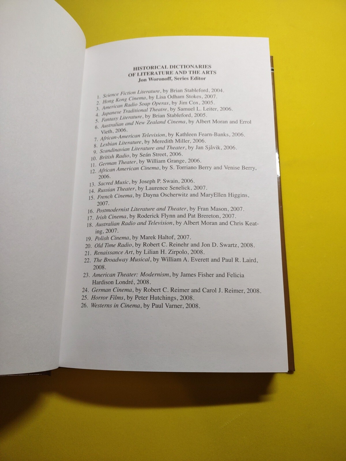 Historical Dictionaries of Literature and the Arts Ser.: Historical…