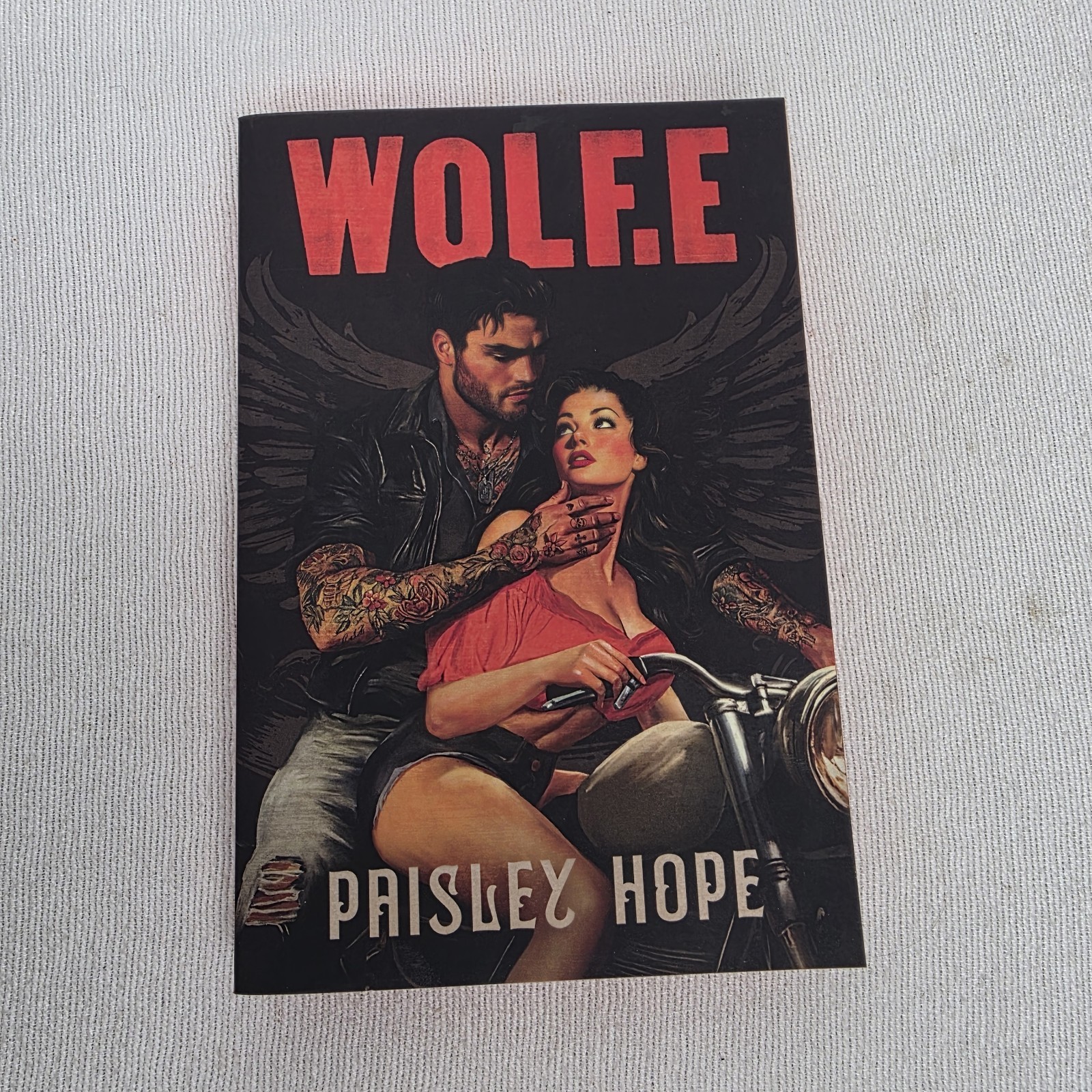 Wolf.E By Paisley Hope Dark Romance Book New ! Unread ! Sprayed Edge