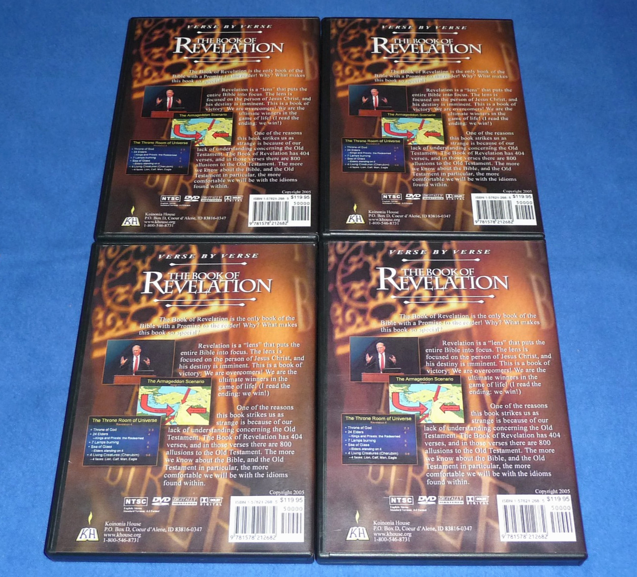 The Book Of Revelation An Expositional Commentary Dr. Chuck Missler (8 DVD Set)