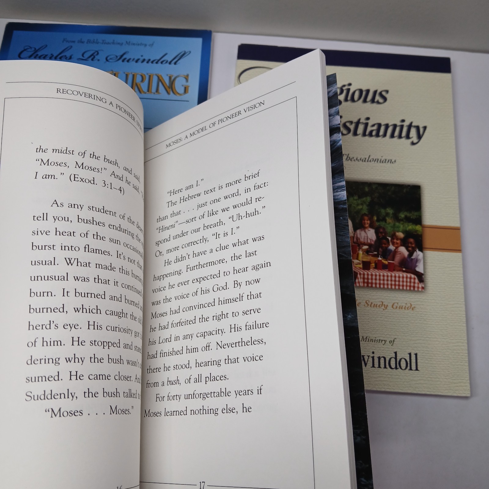 Charles Swindoll Study Guide, Booklet Bundle Adventuring, 1 Thessalonians, Moses