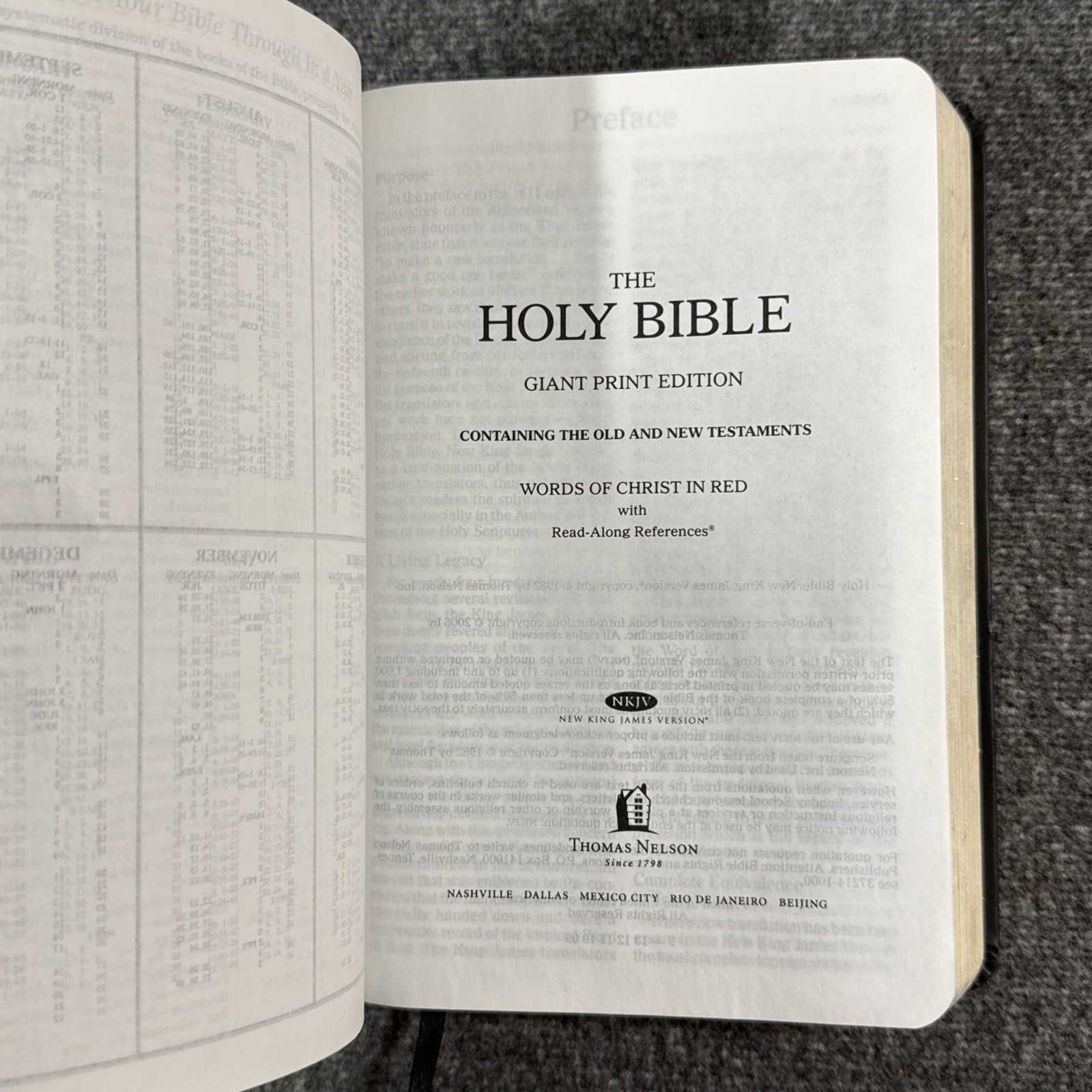 Amazing Facts Prophecy Study Bible NKJV Leathersoft Black Thomas Nelson 2008