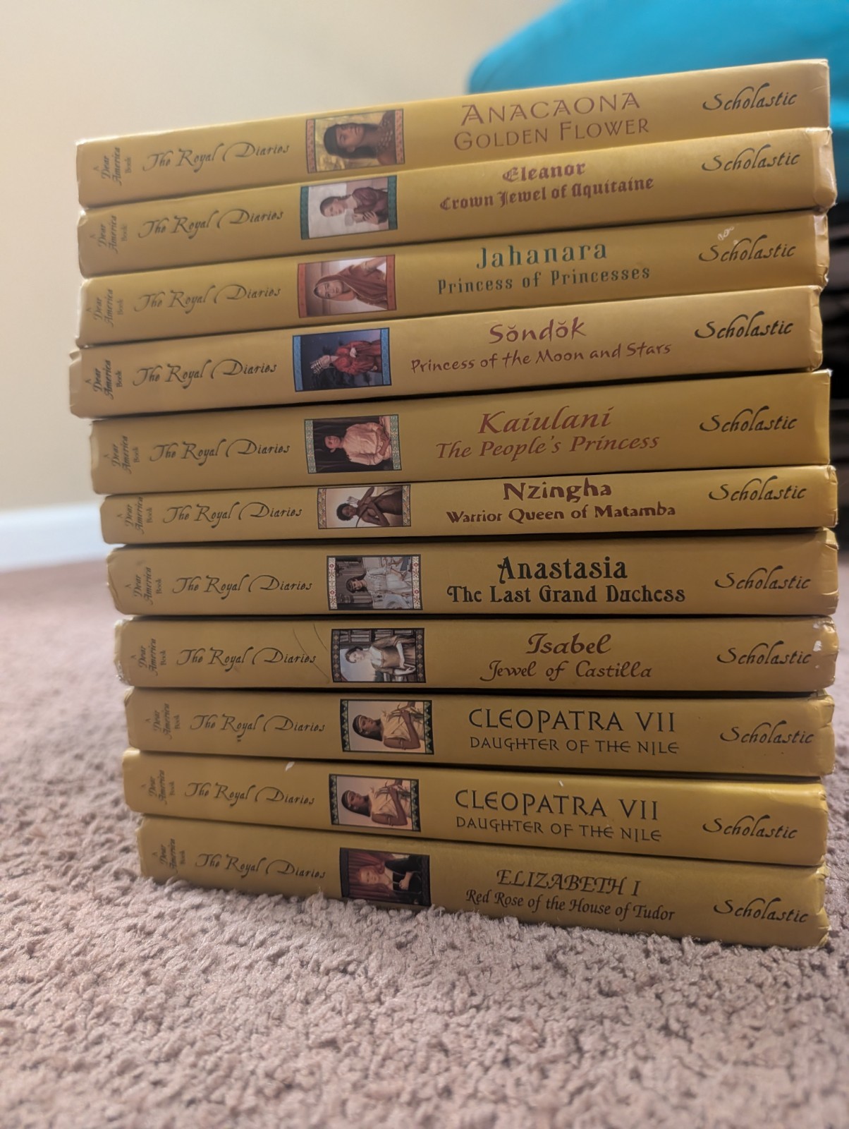 The Royal Diaries Hard Cover Book Set Lot Of 11