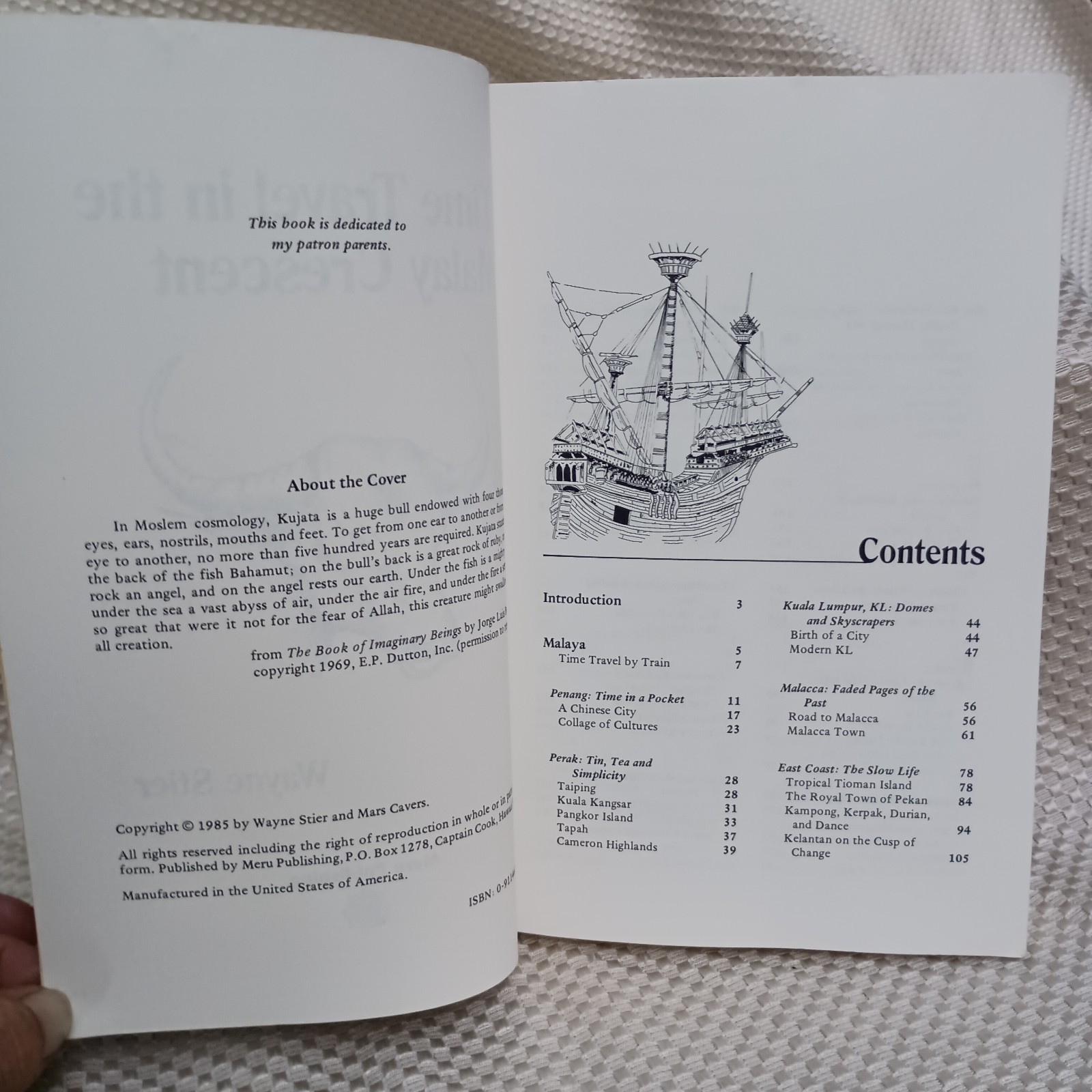 VTG Time Travel in the Malay Crescent (1985, Meru) by Wayne Stier – OOP – VG