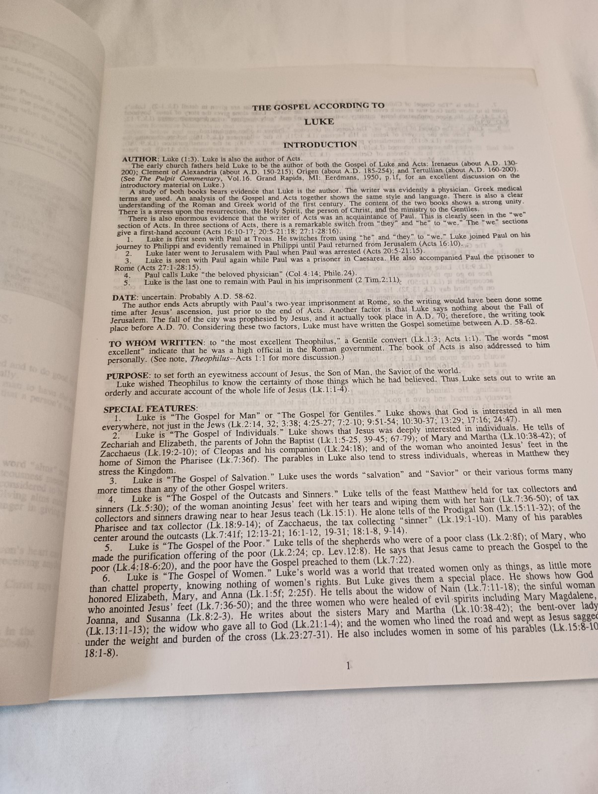 Preacher’s Outline and Sermon Bible, Luke (KJV)