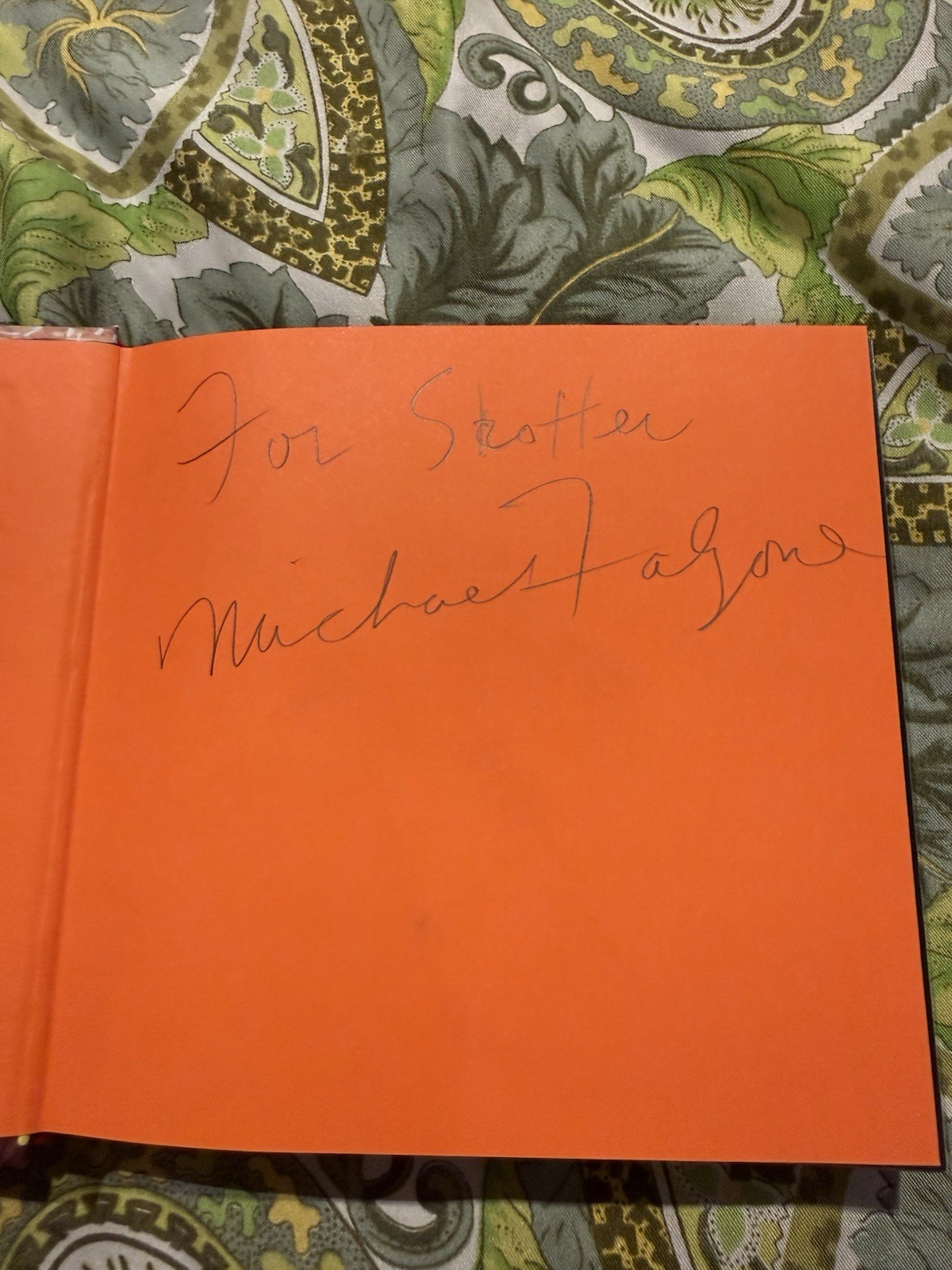 SIGNED First Ed. Hardcover EXAMINED /MICHAEL FALZONE Calif. ART/ Memoir 2011