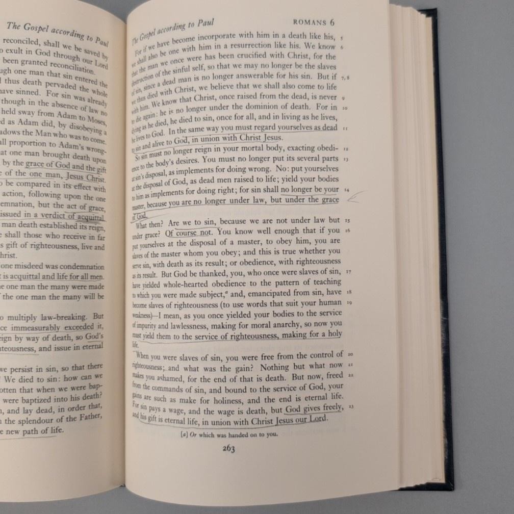 Vintage The New English Bible New Testament HC Blue Oxford 1965 United Kingdom
