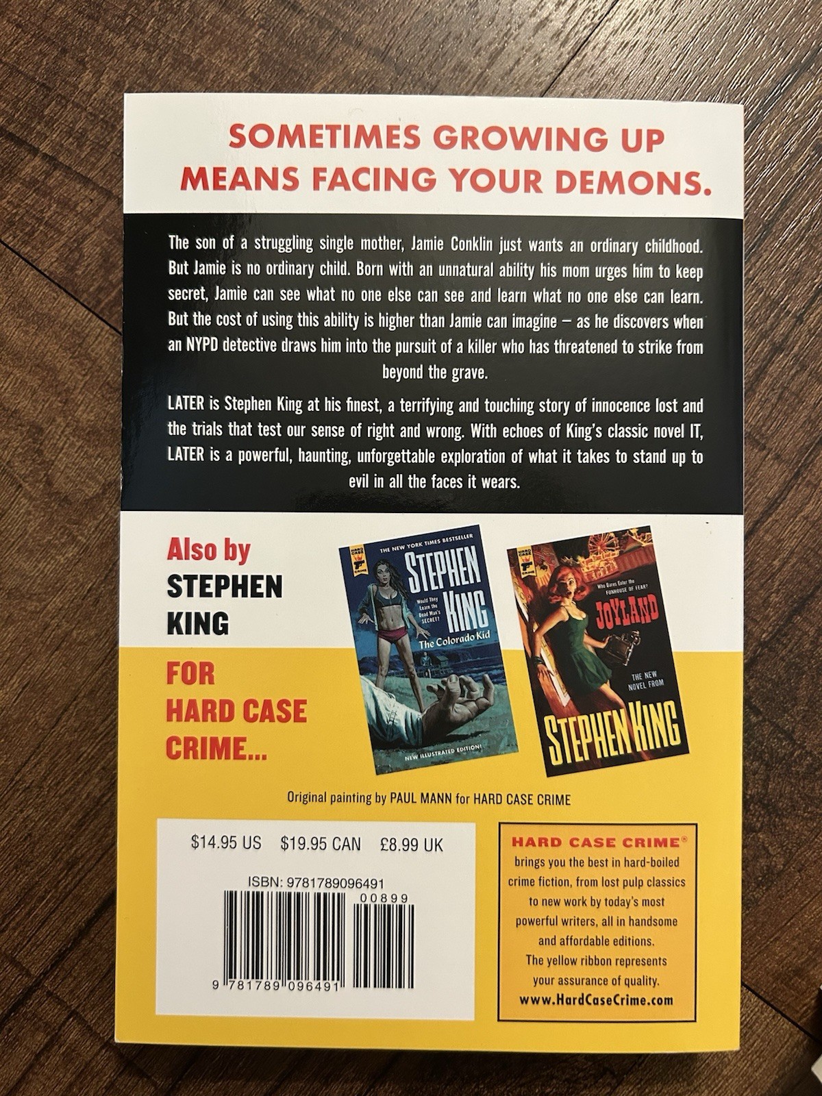 Stephen King Hard Case Crime Novels Box Set of 3 (2021, Trade Paperback)