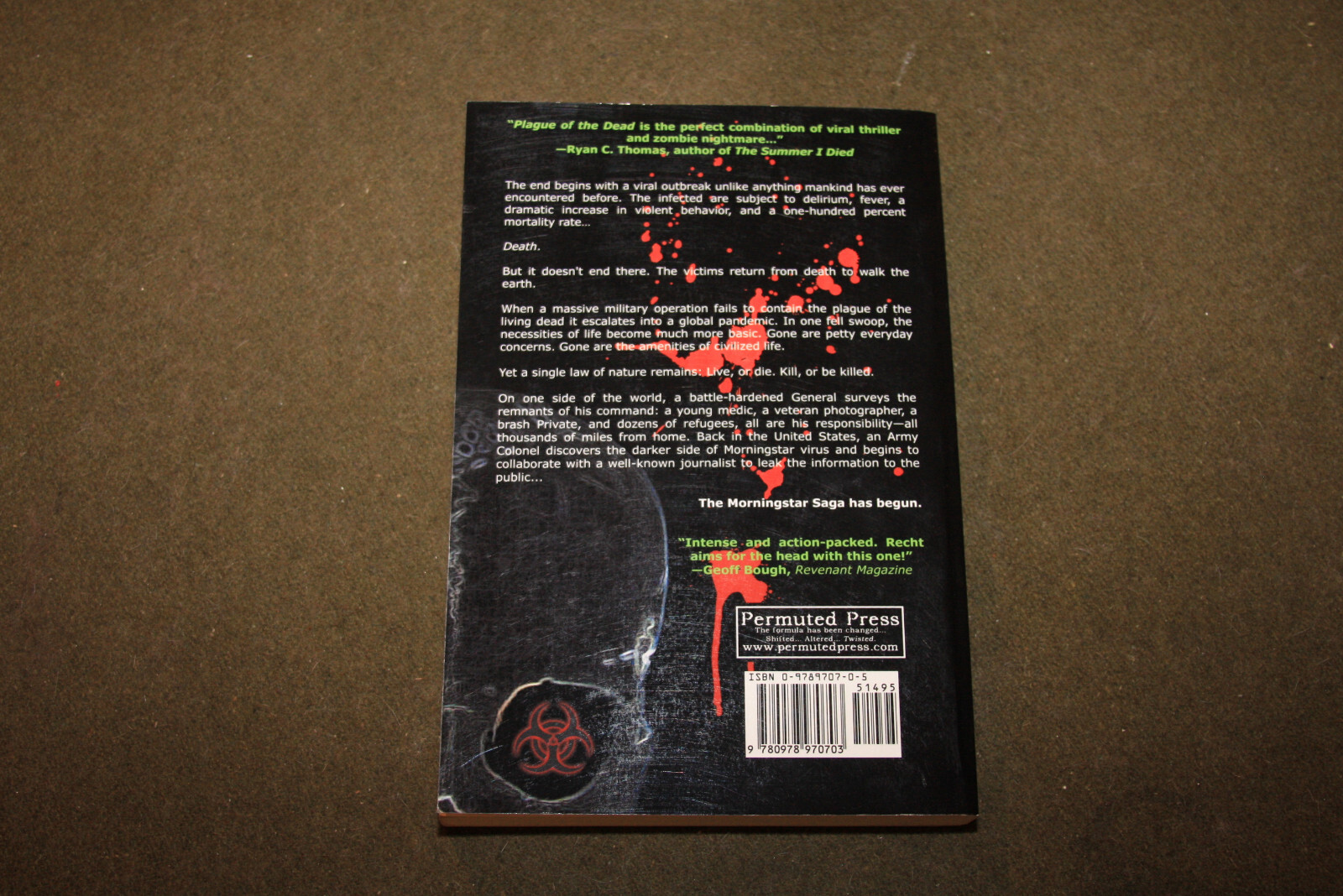 Plague of the Dead by Z. A. Recht 2006 TPB Permuted Press