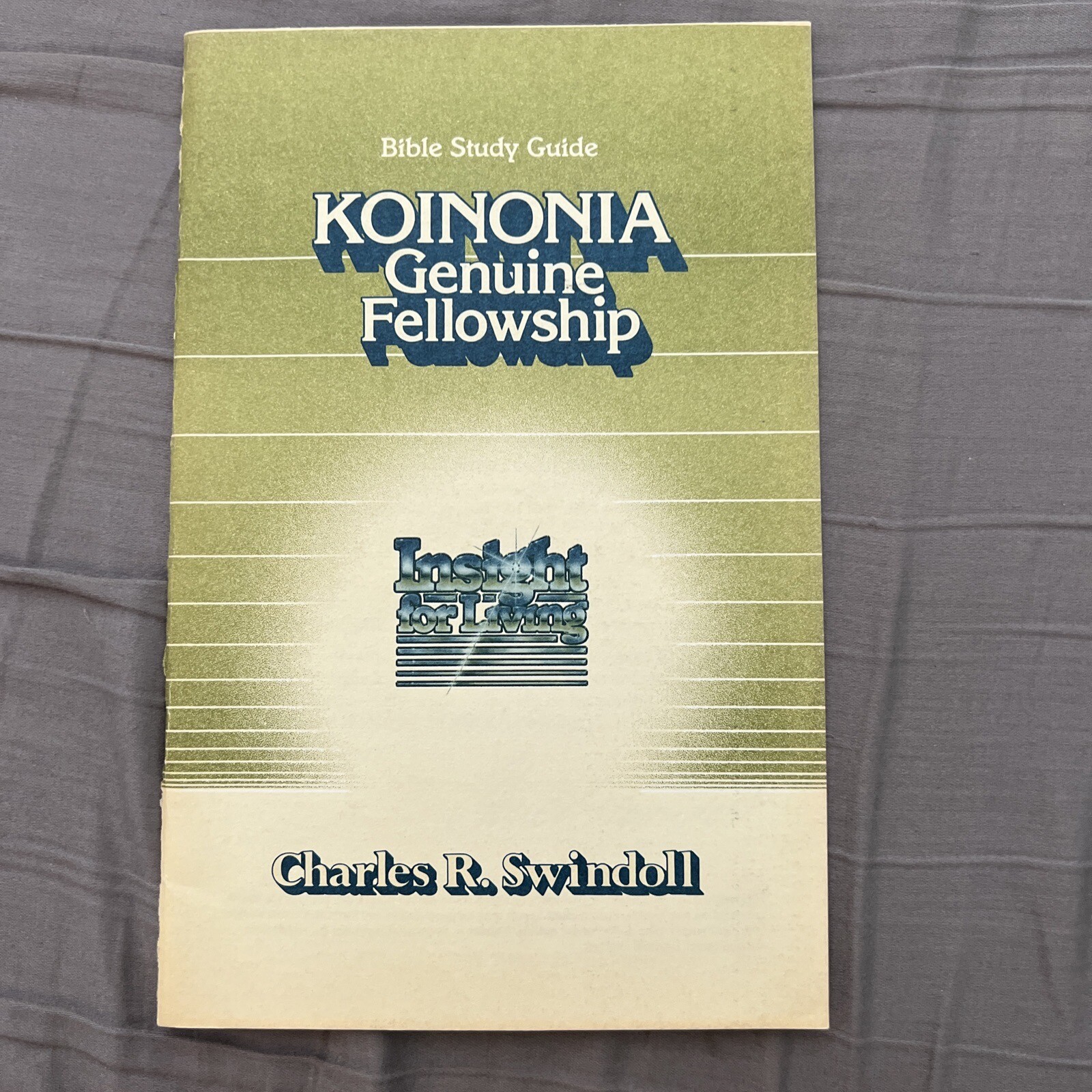 Charles Swindoll Bible Study Guides Koinonia Old Testament Characters & Solomon