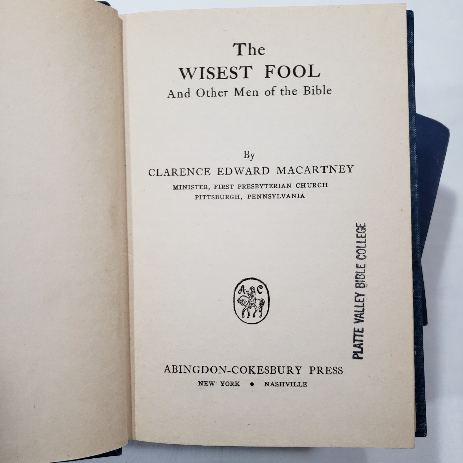 Clarence Edward Macartney Books Lot Of 5 Christian Theology Bible Study Sermons