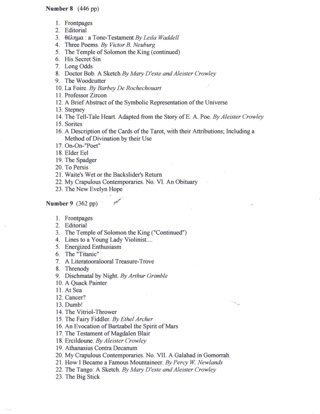 The Equinox magazine Vol 1 complete on CD/USB (Rosicrucian Crowley Thelema)