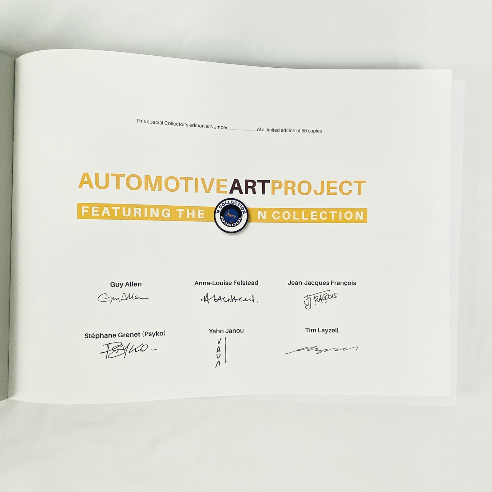 Porter Press Automotive Art Project Fabric Hard Cover Book | Collector’s Edition