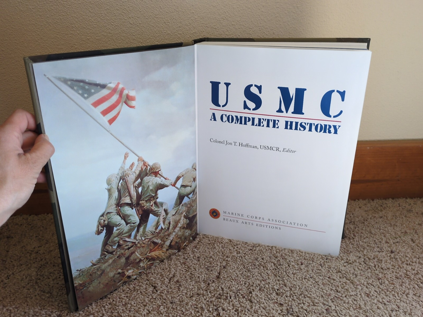 USMC A Complete History Book 13 1/4″ X 9″ 656 Pages