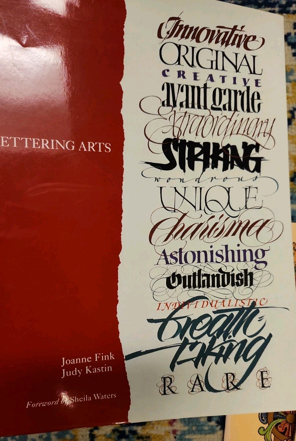 Vintage LOT CALLIGRAPHY BOOKS Workbook, Dover Assorted Designs