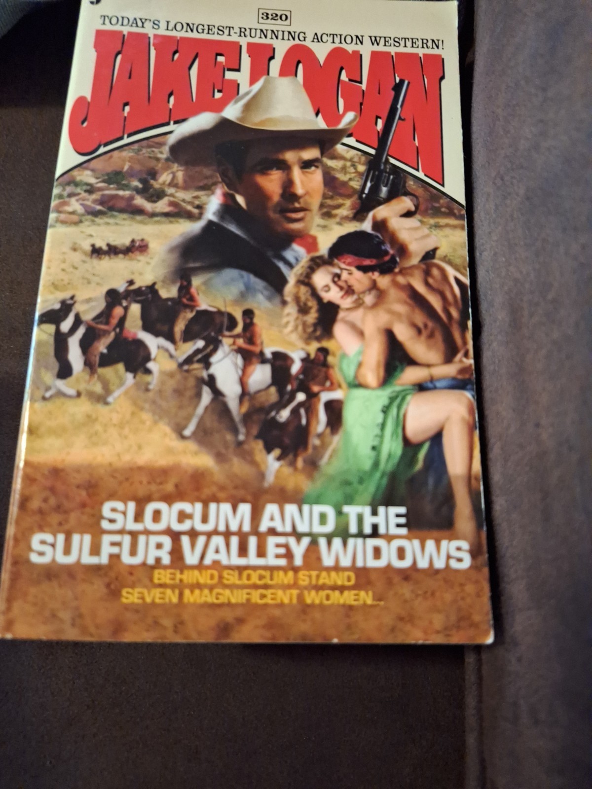 16 Jake Logan Slocum Western Paperback Book Lot #206-361 Jove Vintage