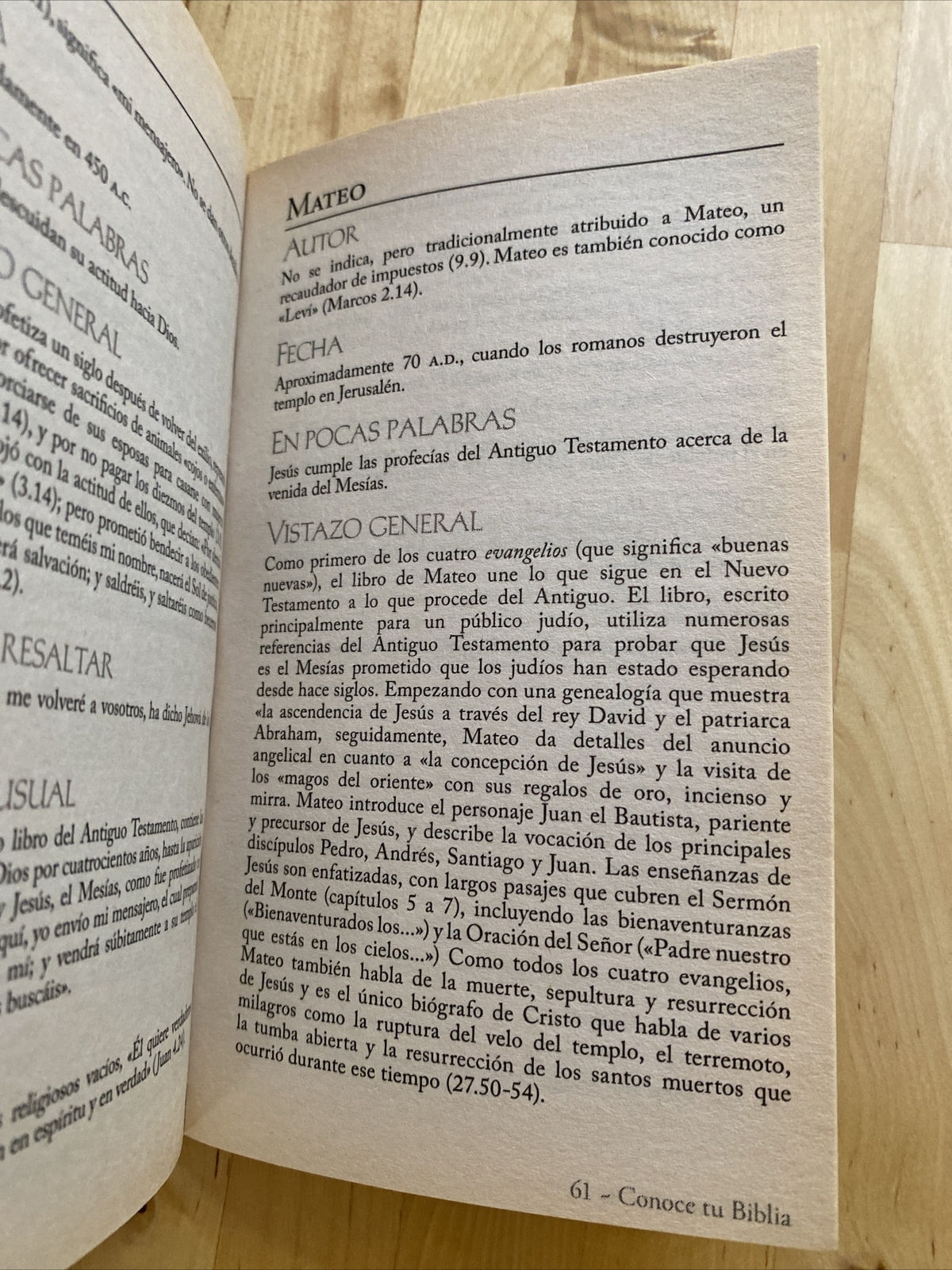 Value Bks.: Conoce Tu Biblia : Los 66 Libros Explicados y Aplicados by…