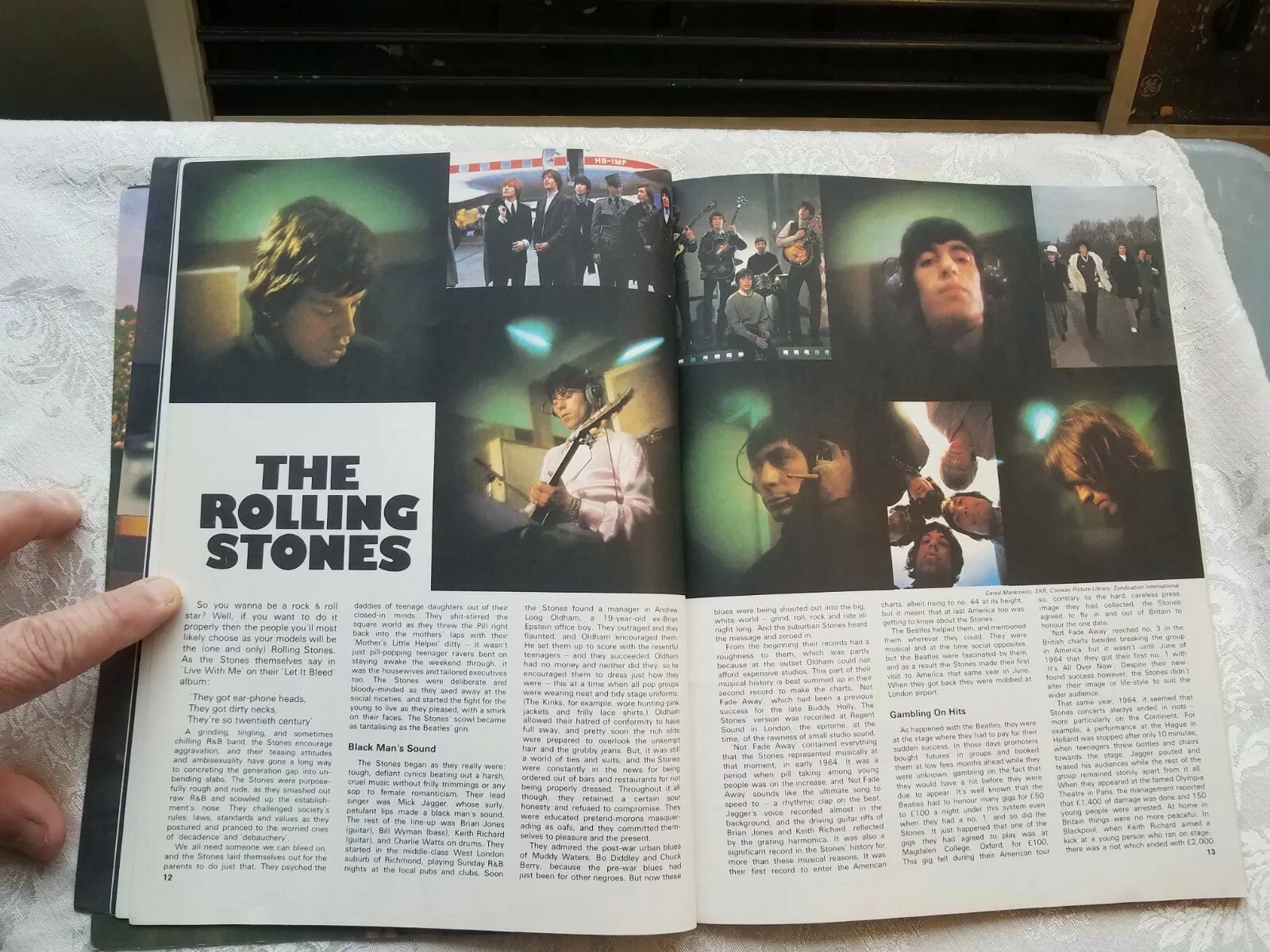 THE SUPERSTARS Rock Music Stars Book 1972 Vintage No. 1 First Issue