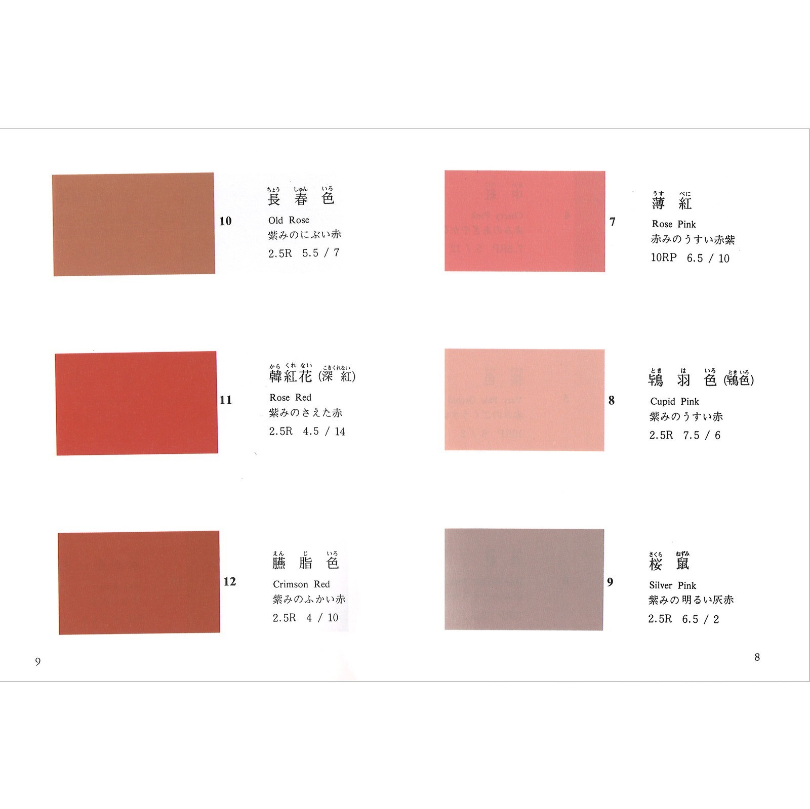 Revised Edition The Traditional Colors of Japan Their Names and Tones