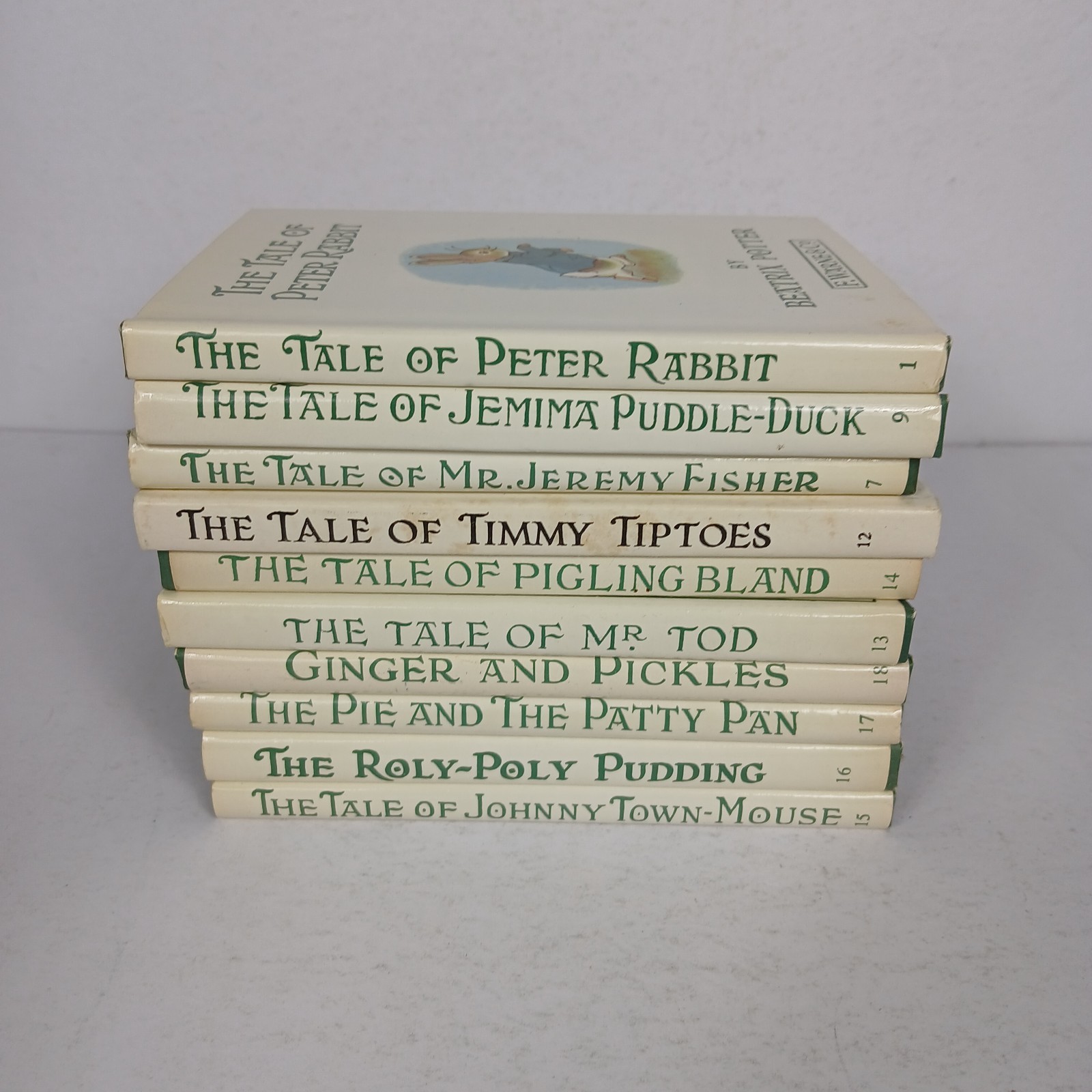 Beatrix Potter Book Lot Of 10 F Warne & Co Hardcover 1980s Peter Rabbit