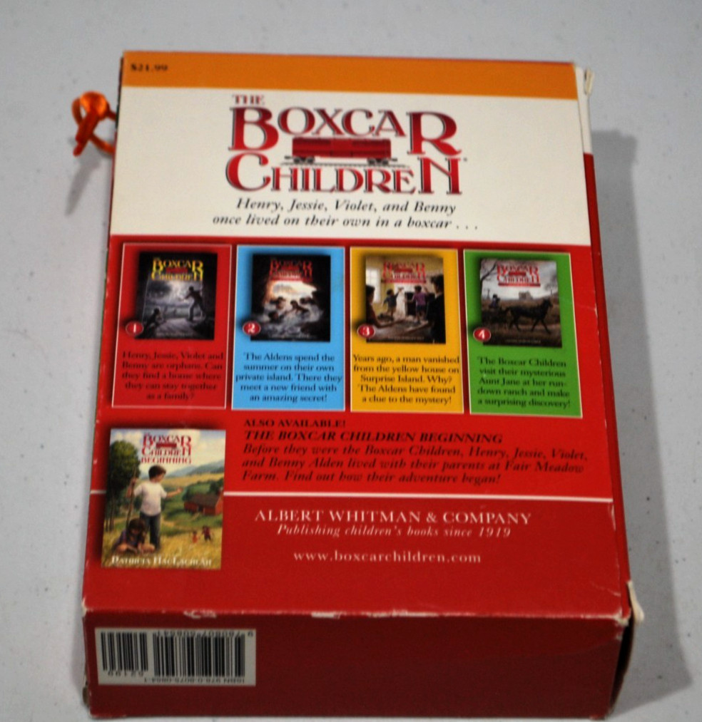 The Boxcar Children by Gertrude Chandler Warner: Books 1-4 Boxed Set