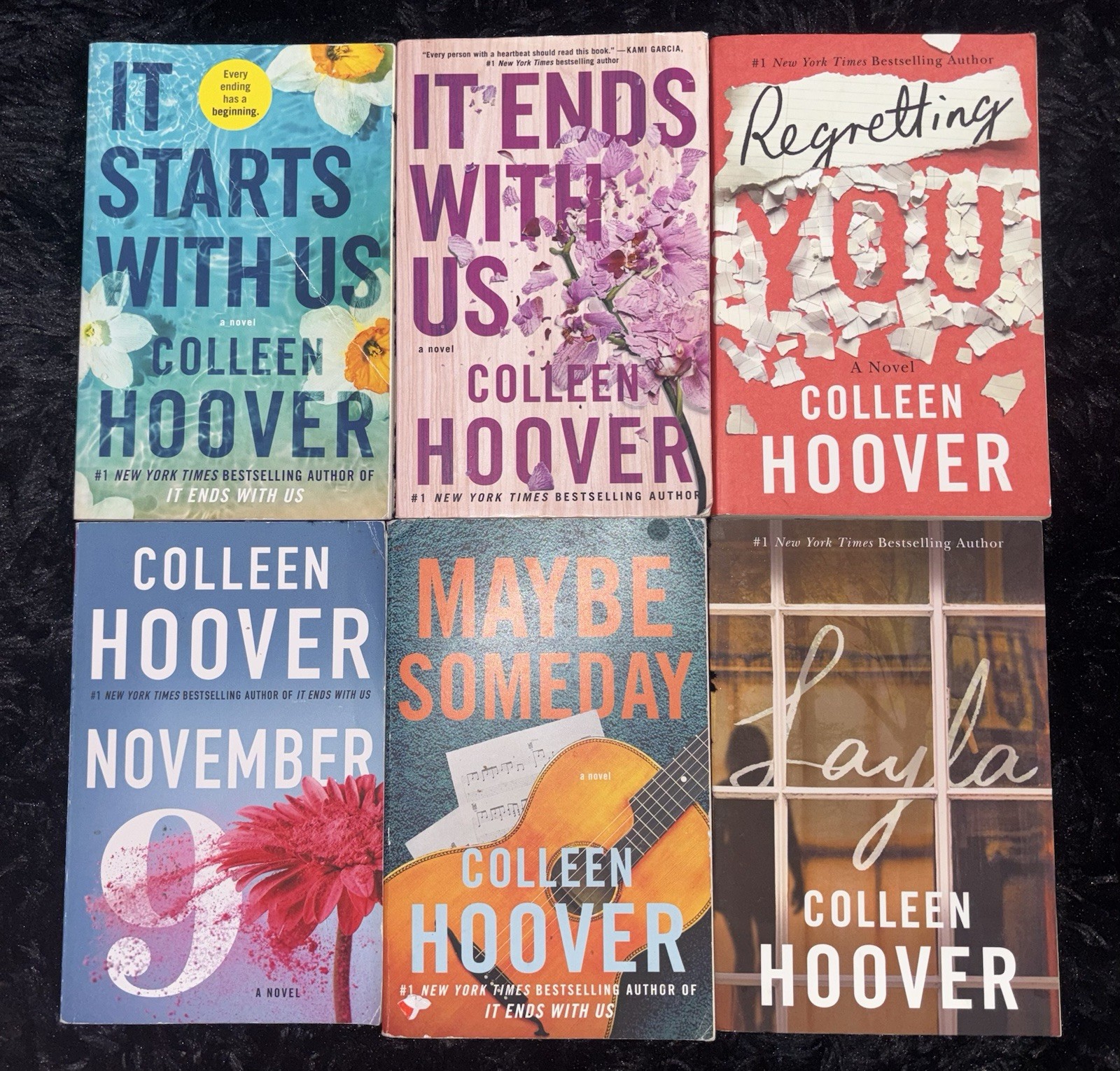 Colleen Hoover Book Lot – 6 Paperback Novels – Bestselling Romance Collection