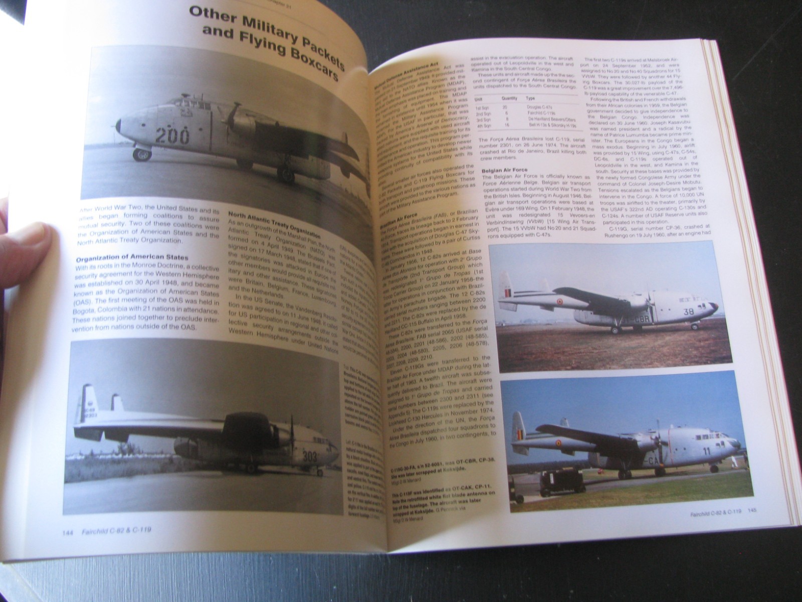 AEROFAX FAIRCHILD C-82 PACKET & C-119 FLYING BOXCAR ALWYN LLOYD VG/NN
