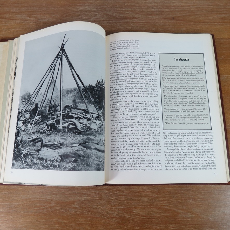 The Indians The Old West Series by Time-Life Books 1973 One Book
