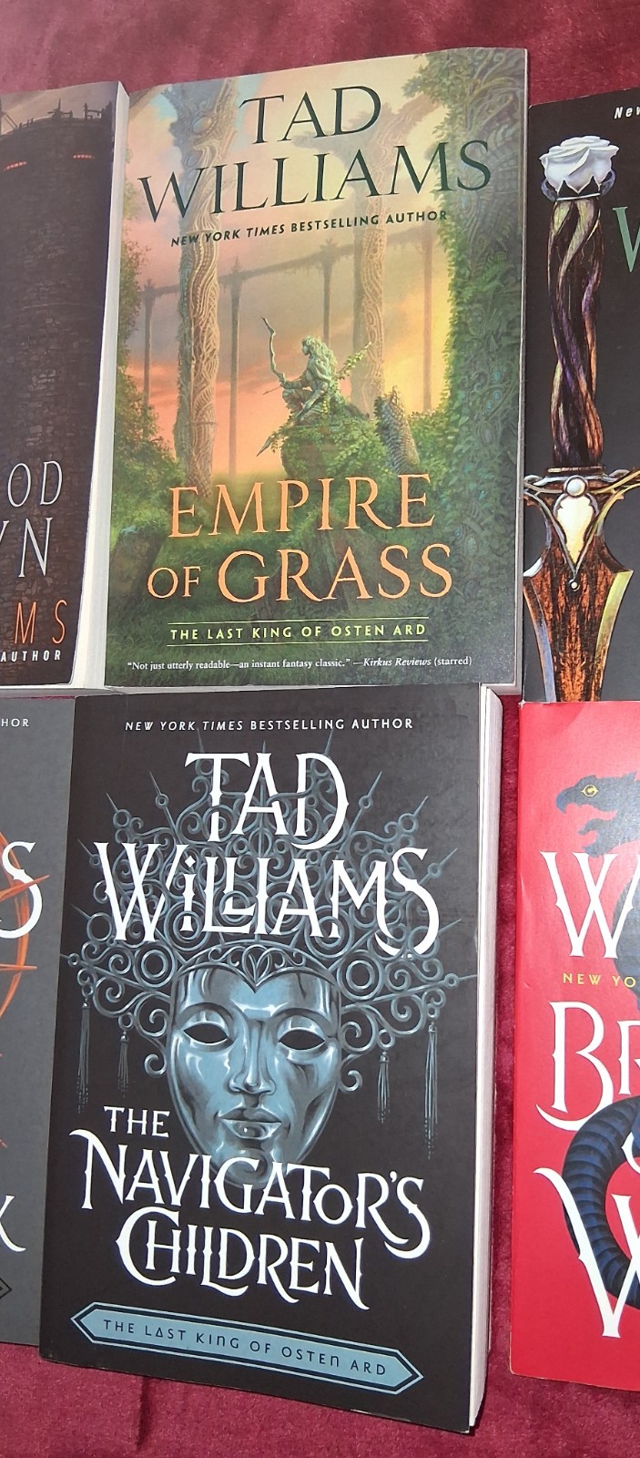 Last King of Osten Ard books LOT Tad Williams (author Memory Sorrow Thorn) PB