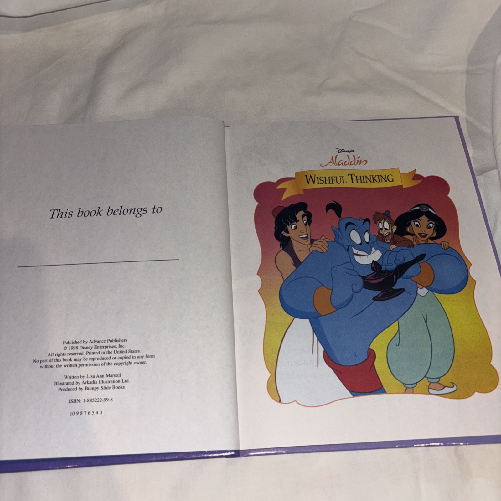 Disney’s „Storytime Treasures“ Library: Aladdin: Wishful Thinking by Disney 1998