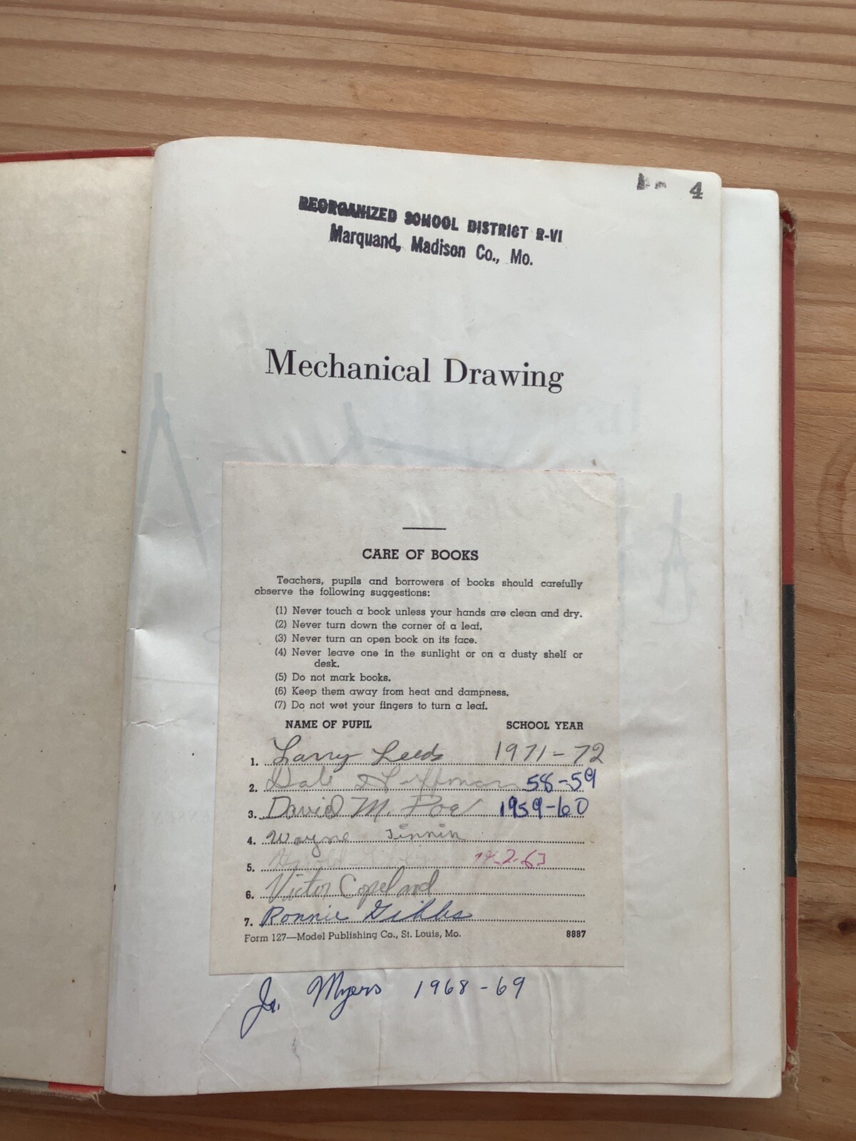 Mechanical Drawing By French and Svensen Hardcover 1957