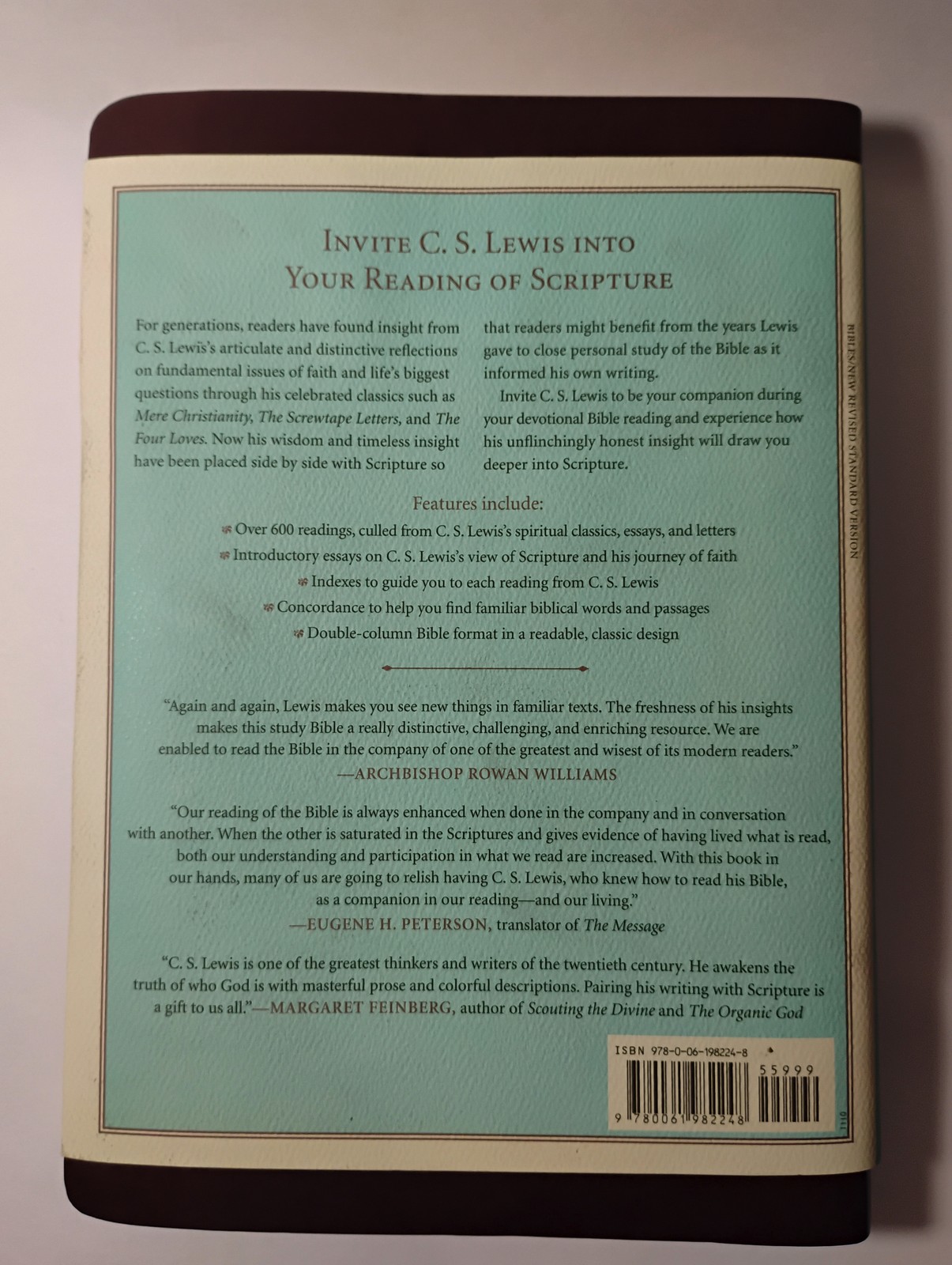 The C.S. Lewis Bible – Leather Edition