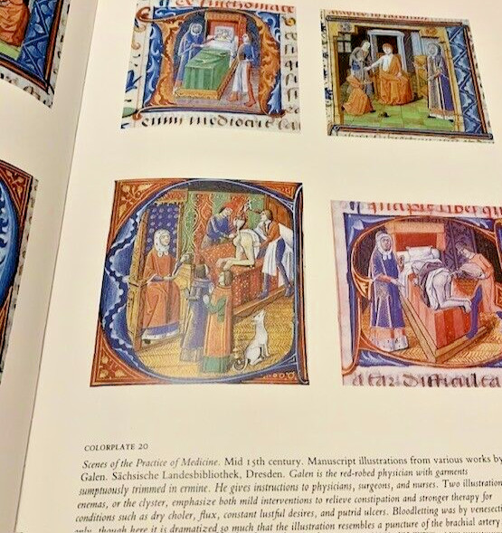 Art Literature Book Large Decor Illustrated Beaux Arts VTG Medicine Treasury MCM