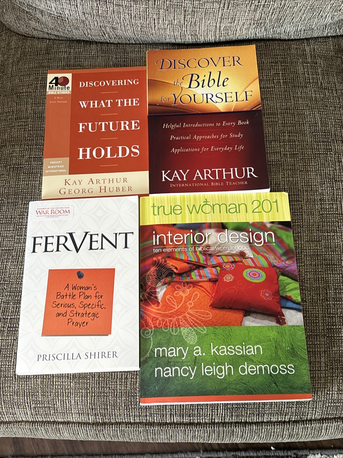 Christian Women’s Books Kay Arthur Nancy Leigh Demoed Priscilla Shirer 4 Books