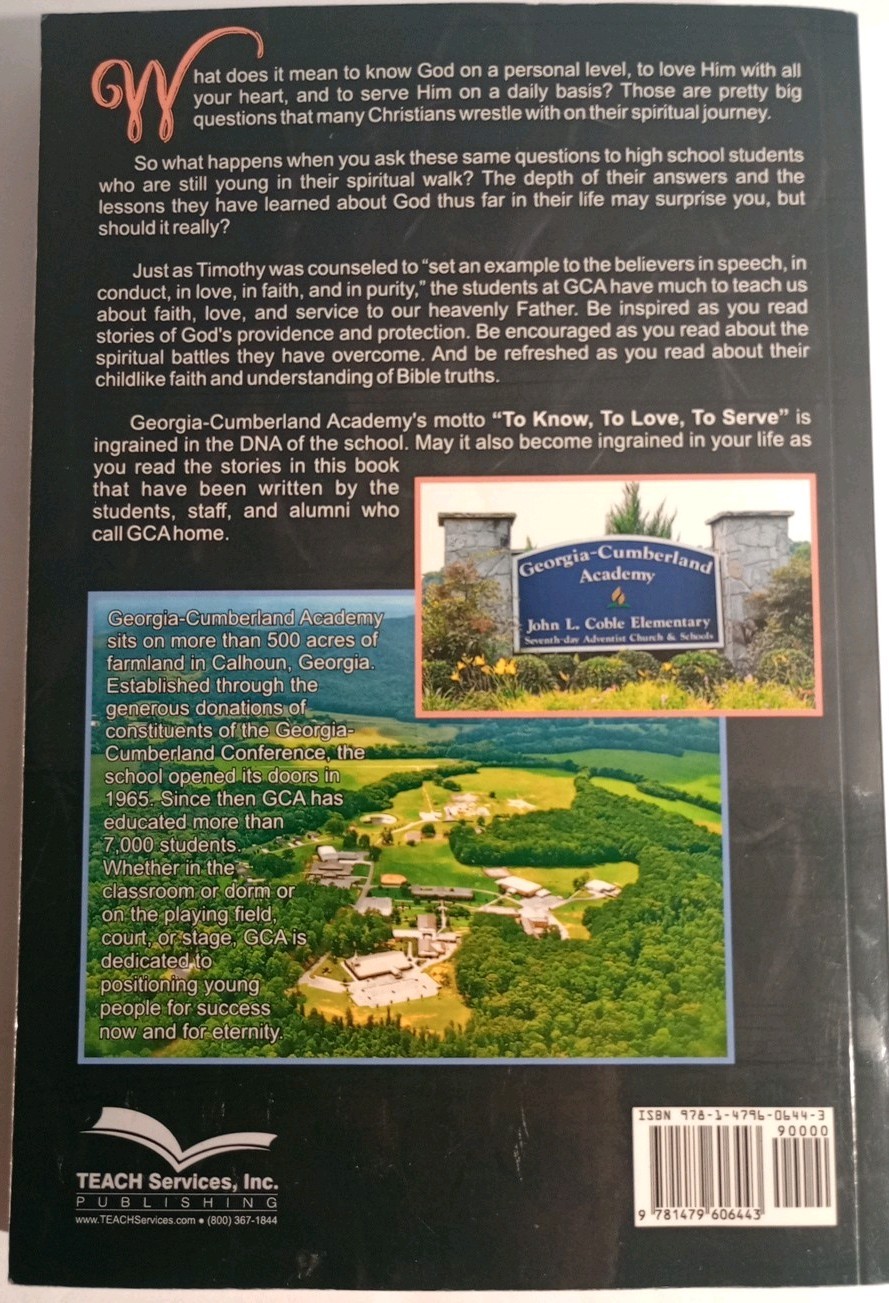 To Know, to Love, to Serve by Georgia-Cumberland Academy (2015, Trade Paperback)