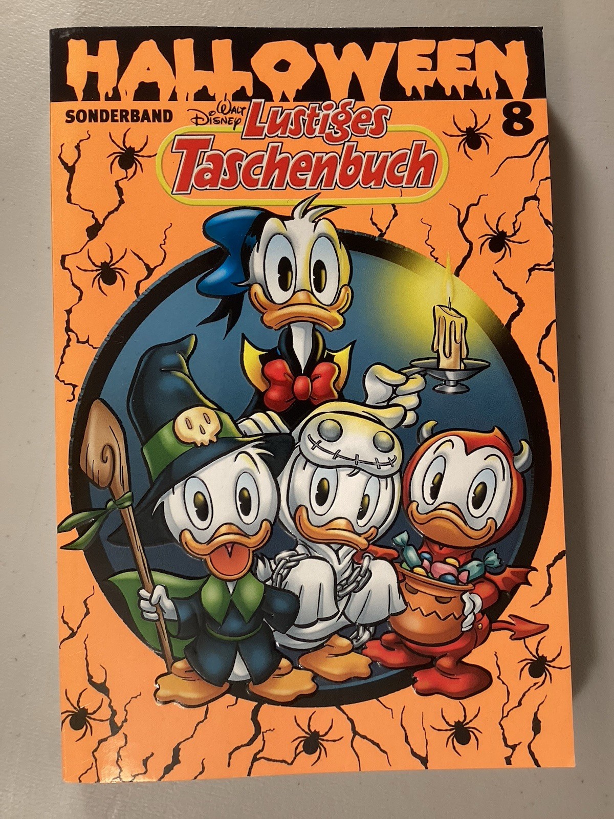 4 Volumes Of Lustiges Taschenbuch German Disney Stories