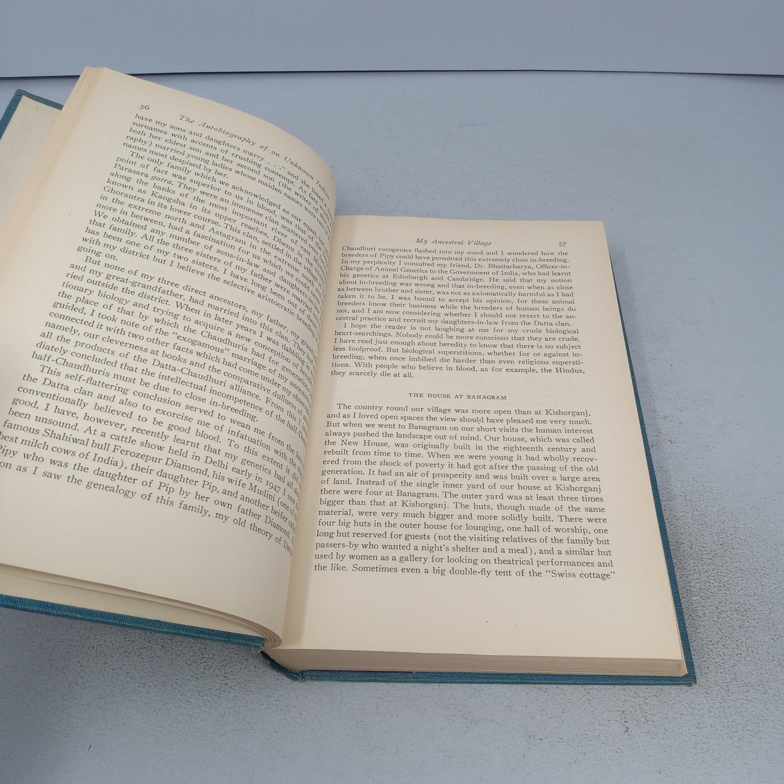Autobiography of an Unknown Indian: 1951 Macmillan Company HC Nirad C. Chaudhuri