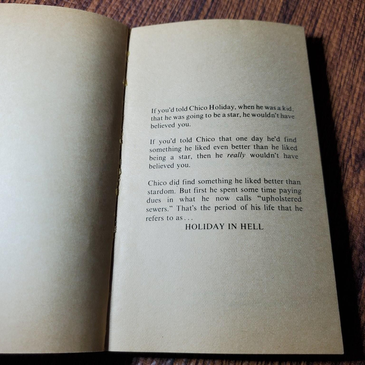 Holiday in Hell Chico Holiday 1976 First Edition Whitaker House