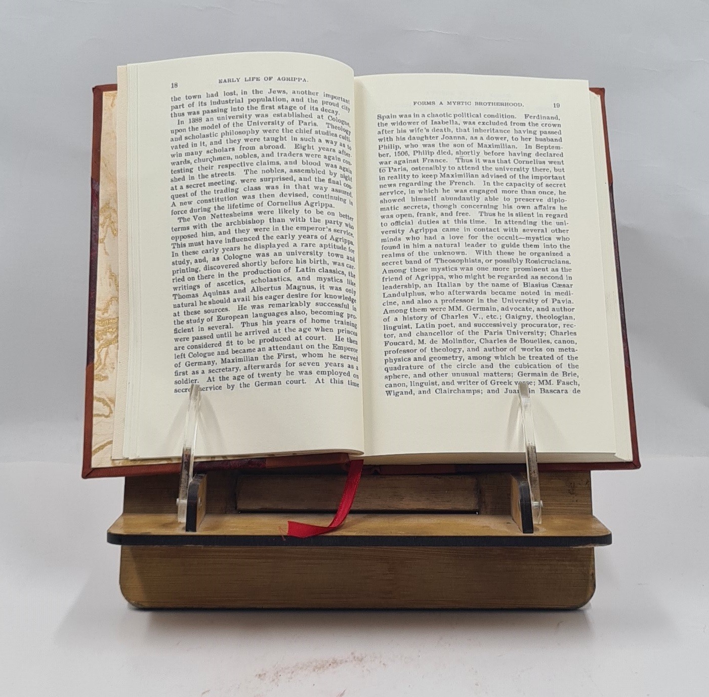 Three books of occult philosophy or magic 1898 [LEATHER BOUND]
